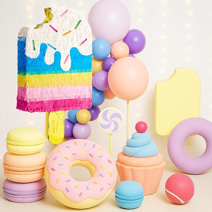 Ice Cream Piñata Sweet Summer Birthday Party Decorations Kids