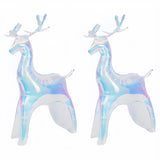 2Pcs Iridescent Reindeer Balloons Deer Elk Decoration/Christmas Giant