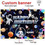 Custom Space Birthday Party Decorations Supplies, Personalized