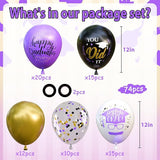 OuMuaMua 74 Pack Graduation Party Decorations Balloons Set - 12 Inch B