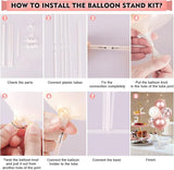 253 Pcs Birthday Decorations for Women Rose Gold Party Decorations