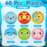 60PCS Under the Sea Party Decoration Ocean Creatures Birthday Paper