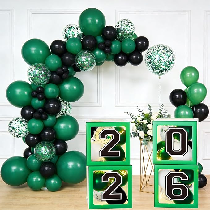 Graduation Decorations Class of 2026 - Green Graduation Decorations -