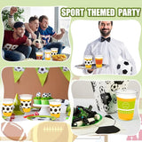 50Pcs Sports Party Decoration Cups 12Oz Sports Plastic Disposable