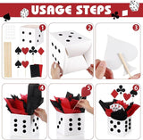 12 Sets Casino Party Decorations Themed Table Centerpieces Casino