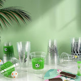 100Pcs Soccer Party Decorations Cups, 12 OZ Disposable Plastic