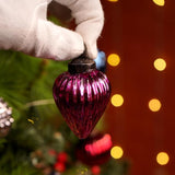 IndianShelf 24 Large Vintage Christmas Ornaments Multi Glass
