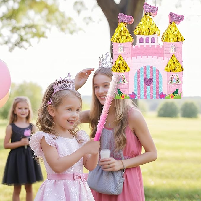 Princess Castle Piñata Princess Birthday Party Decorations Pink