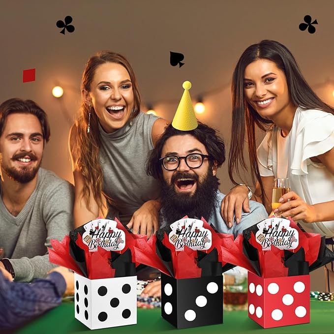 9 Set Casino Theme Birthday Party Decorations for Table Centerpiece