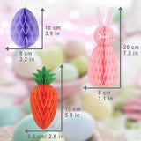 13 PCS Easter Decorations Hanging Ornaments Hanging Paper Honeycomb