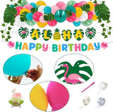 Party Spot! Luau Party Decorations Hawaiian Birthday Party