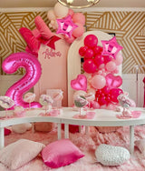 40 Inch Number Balloons Hot Pink 2 Large Number Balloon Anniversary