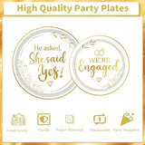 She Said Yes Decorations 96PCS Engagement Party Decorations He Asked