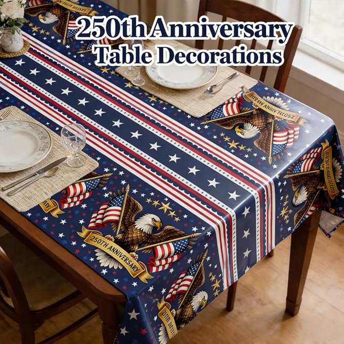 OHOME 4th of July Decorations - 250th Anniversary Patriotic American