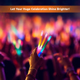 Glow Fever Glow Sticks Bulk Party Pack - 10" Large Glow Sticks - Neon