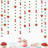Strawberry 1st Birthday Party Decorations Sweet Strawberry Fruit