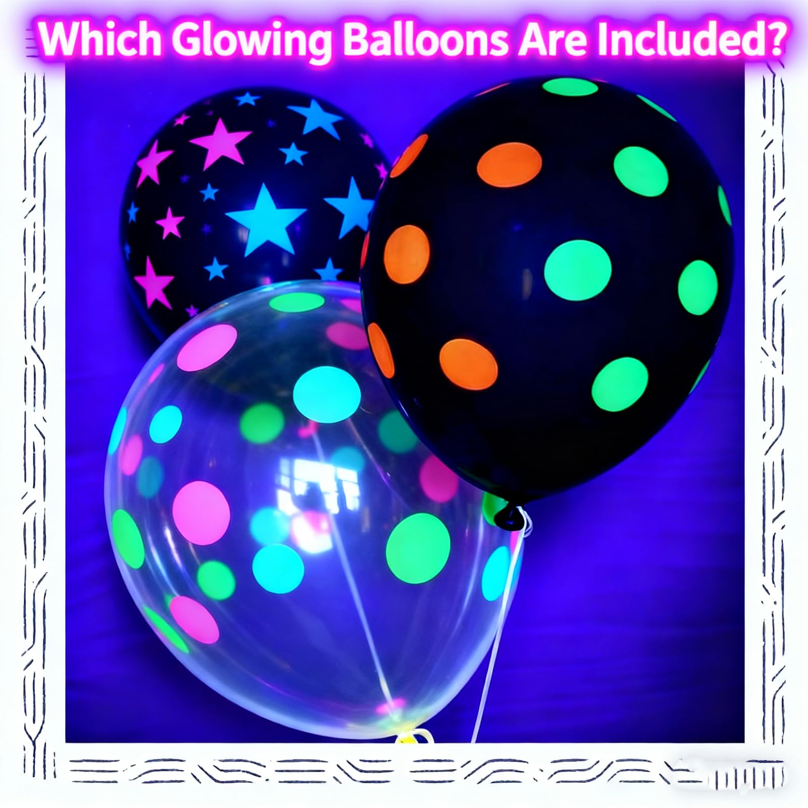 90s 80s Neon Balloon Arch Kit, 152pcs Disco Theme Party Decorations