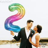 KatchOn, Giant Jelly Number 2 Balloon - 40 Inch | 2nd Birthday