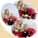 MaoGoLan 4Pcs Ladybug Stuffed Animal,Kawai Mother Ladybird Plush Toys