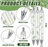 145 Pieces Baby Shower Favors for Guest Eucalyptus Leaf Ballpoint