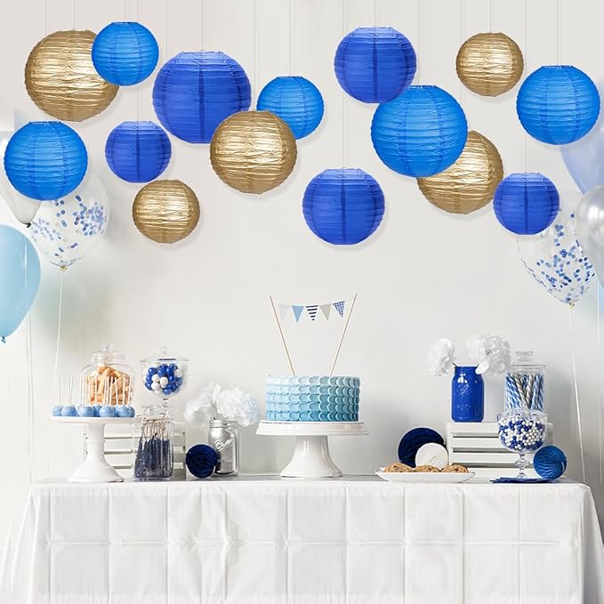 Paper Lanterns Party Decorations, Round Hanging Paper Lanterns