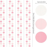 Light-Pink White Girls-Birthday Party-Decoration Garland - 52ft Baby
