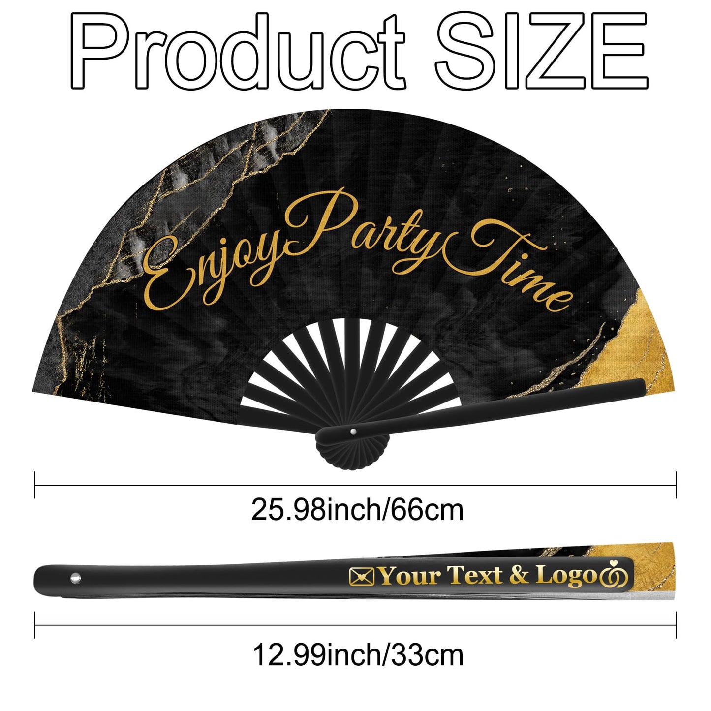 SeeWeLove Decorative Folding Fans Personalized Fans Custom Fan
