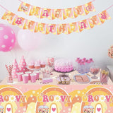 1 Pcs Two Plastic Tablecloths Retro Hippie Boho Party Decorations
