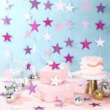 Glitter Star Garland Banner 2026 Graduation Decor 130 Feet Star