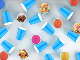 120 pcs 12 oz lake blue plastic cups Gender Reveal Plastic cups blue