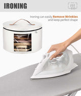 PANGTON Hat Box, Travel Hat Storage Box, Foldable Space-saving Hats