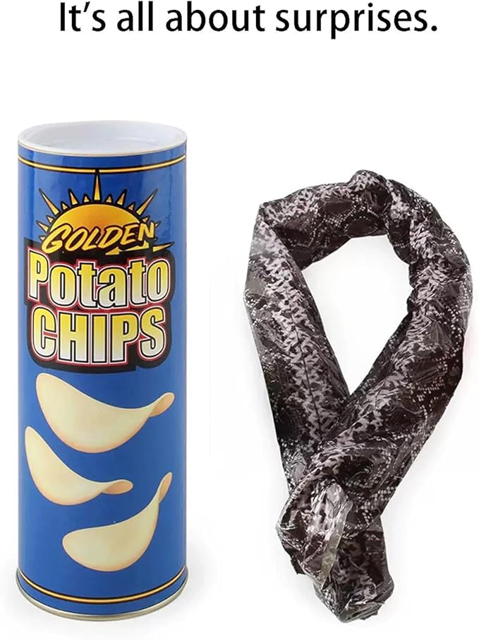 The Potato Chip Snake Can Jump Spring Snake Toy Gift April Fool Day Ha