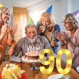 90th Birthday Decorations for Women Men Happy 90 Birthday