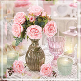8 Bundles Artificial Peonies Flowers Boho Faux Flowers Arrangements #9