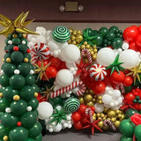 Christmas Balloons, 67pcs 12 Inch Red and Green Balloons, Red Green