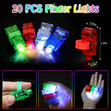 156 PCS Glow in the Dark Valentines Day Party Supplies, 12 Light Up