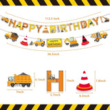 Construction Birthday Party Supplies 207 Pcs Dump Truck Party