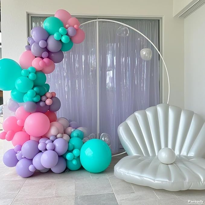 Mermaid Balloon Arch Kit 120pcs Blue Purple Balloon Garland Arch Kit
