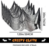 4 Pack Halloween Creepy Cloths Scary Spooky Cloth Creepy Gauze 30