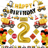 Construction 2nd Birthday Party Supplies Dump Truck Party