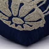 The HomeCentric Navy Blue Decorative Pillowcases Pack of 2, 16x16 inch