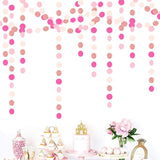 Hot-Pink Rose-Gold Party Decorations Garland - 52ft Wedding Bridal