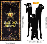 14 Pieces Movie Theme Photography Backdrop and Studio Props DIY Kit
