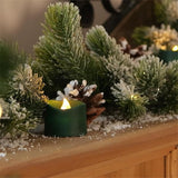 Homemory Green Tea Lights Candles Battery Operated, 200+Hour