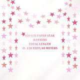 Patelai Glitter Star Garland Banner 2026 Graduation Decor 130 Feet #16