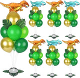6 Sets Jungle Safari Balloon Stand Kit for Table Gold Green Balloons