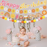 Daisy Garland for Decoration Groovy Boho Party Garland Decoration