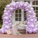 Pearl Purple Balloons Double Stuffed Purple Balloons Light Lavender