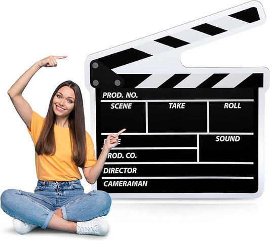 42 Movie Night Clapboard Cardboard Cutout Stand up Life Size Movie