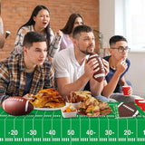 96 PCS Football Party Supplies Plates and Napkins Tableware Set